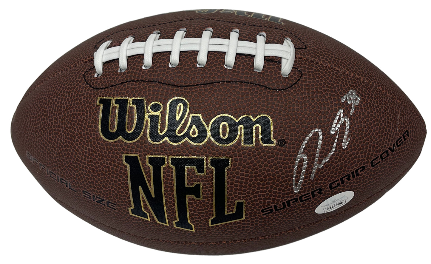 Rhamondre Stevenson Autograph Football Brown Novelty
