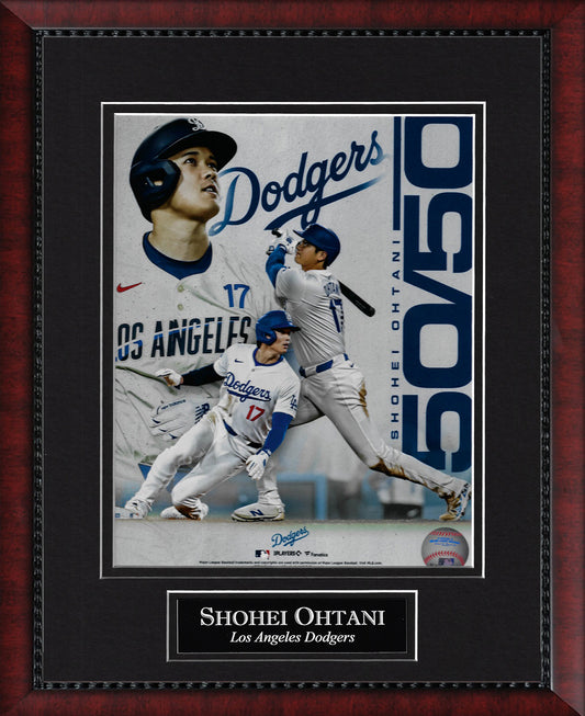 Shohei Ohtani Photo 50/50 Record 11x14