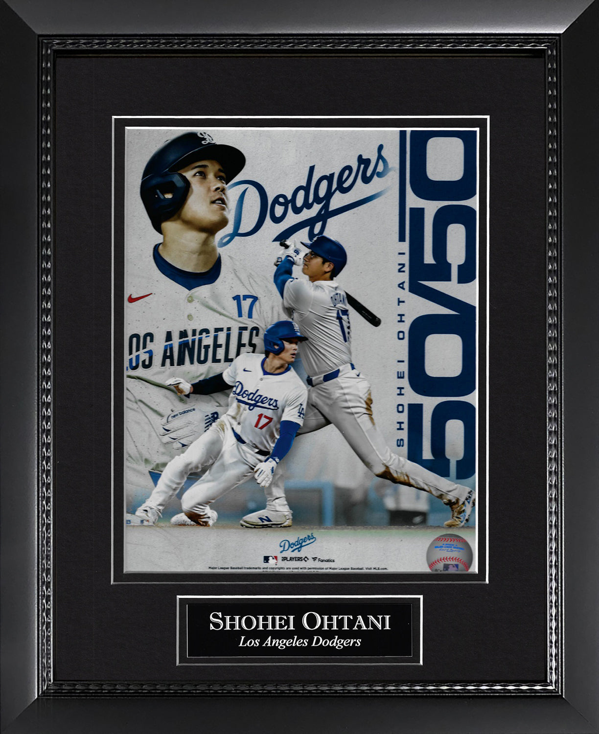 Shohei Ohtani Photo 50/50 Record 11x14