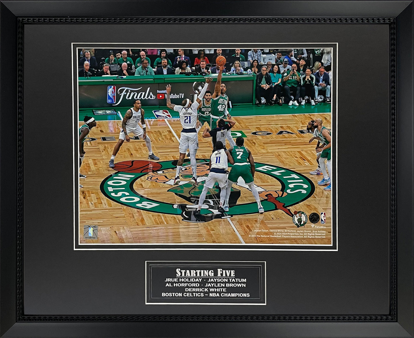 NBA Finals '24 Game 5 Tip-off Photo 11x14