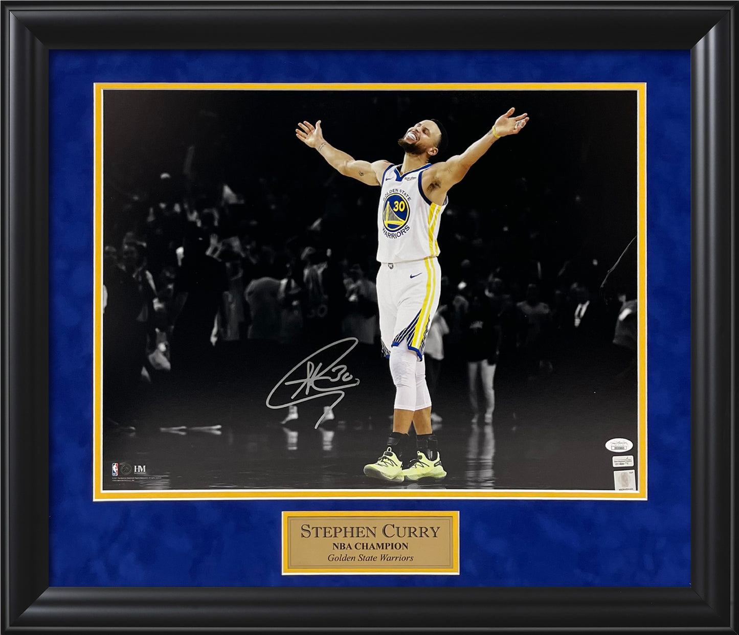 Stephen Curry Autograph Photo Spotlight 23x27 JSA Authentication
