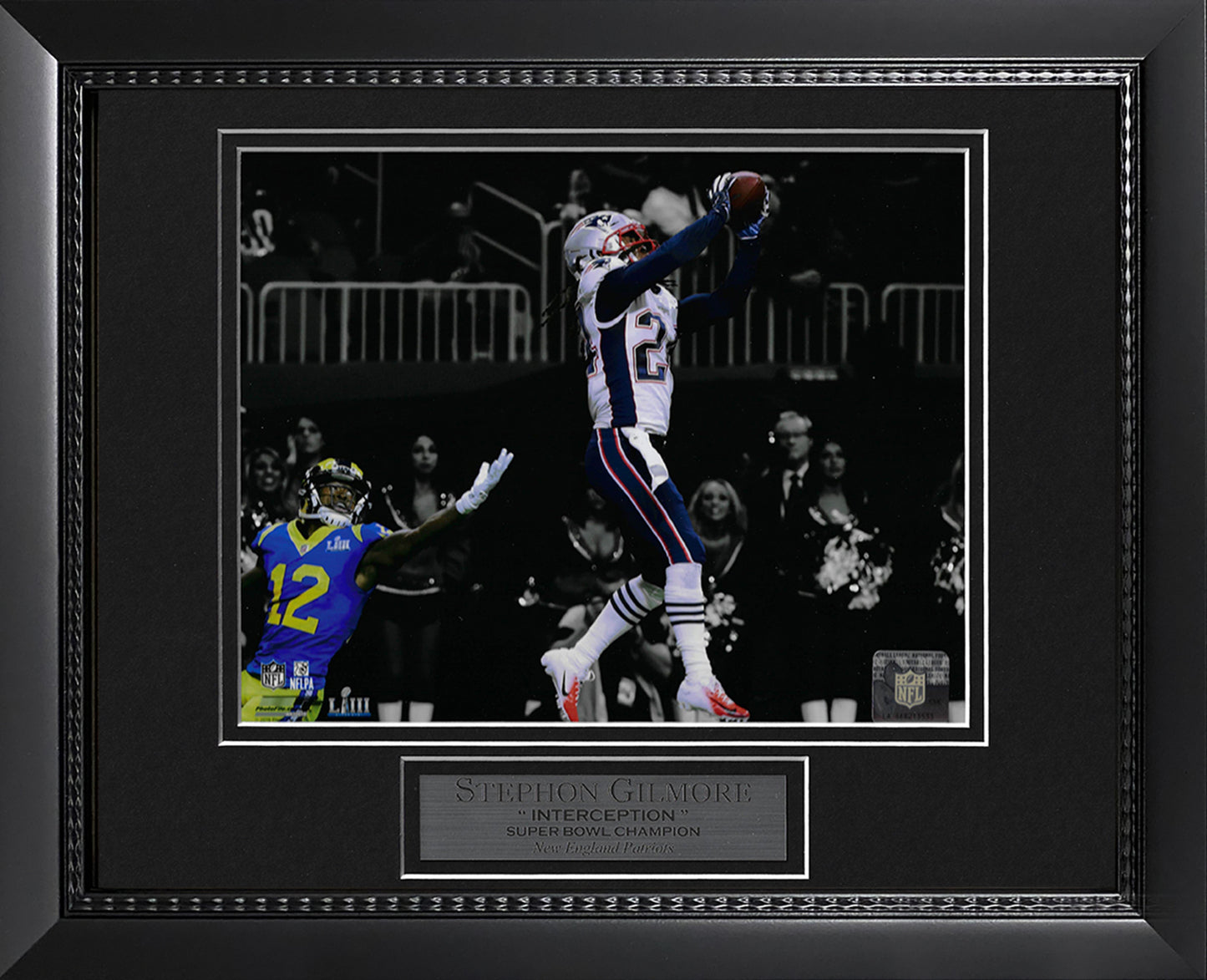 Stephon Gilmore Photo Super Bowl LIII Interception Spotlight 11x14