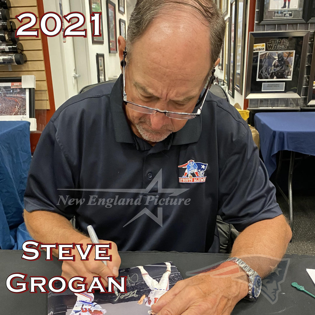 Steve Grogan Signing