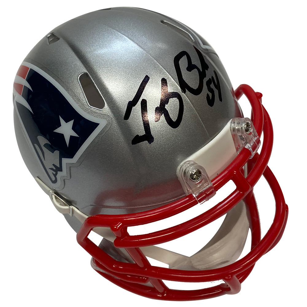 Tedy Bruschi Autograph Mini Helmet Speed