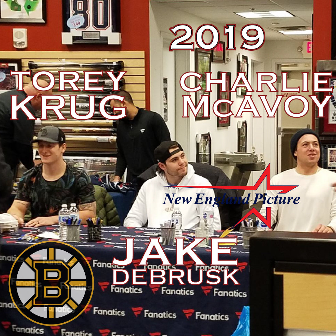 Torey Krug, Charlie McAvoy & Jake DeBrusk
