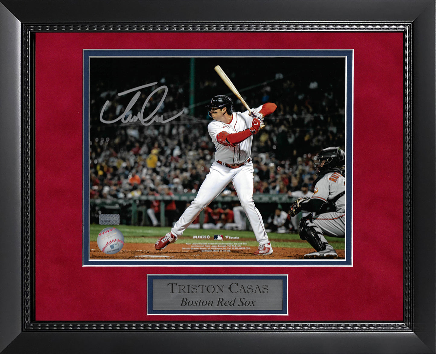 Triston Casas Autograph Photo At Bat 11x14