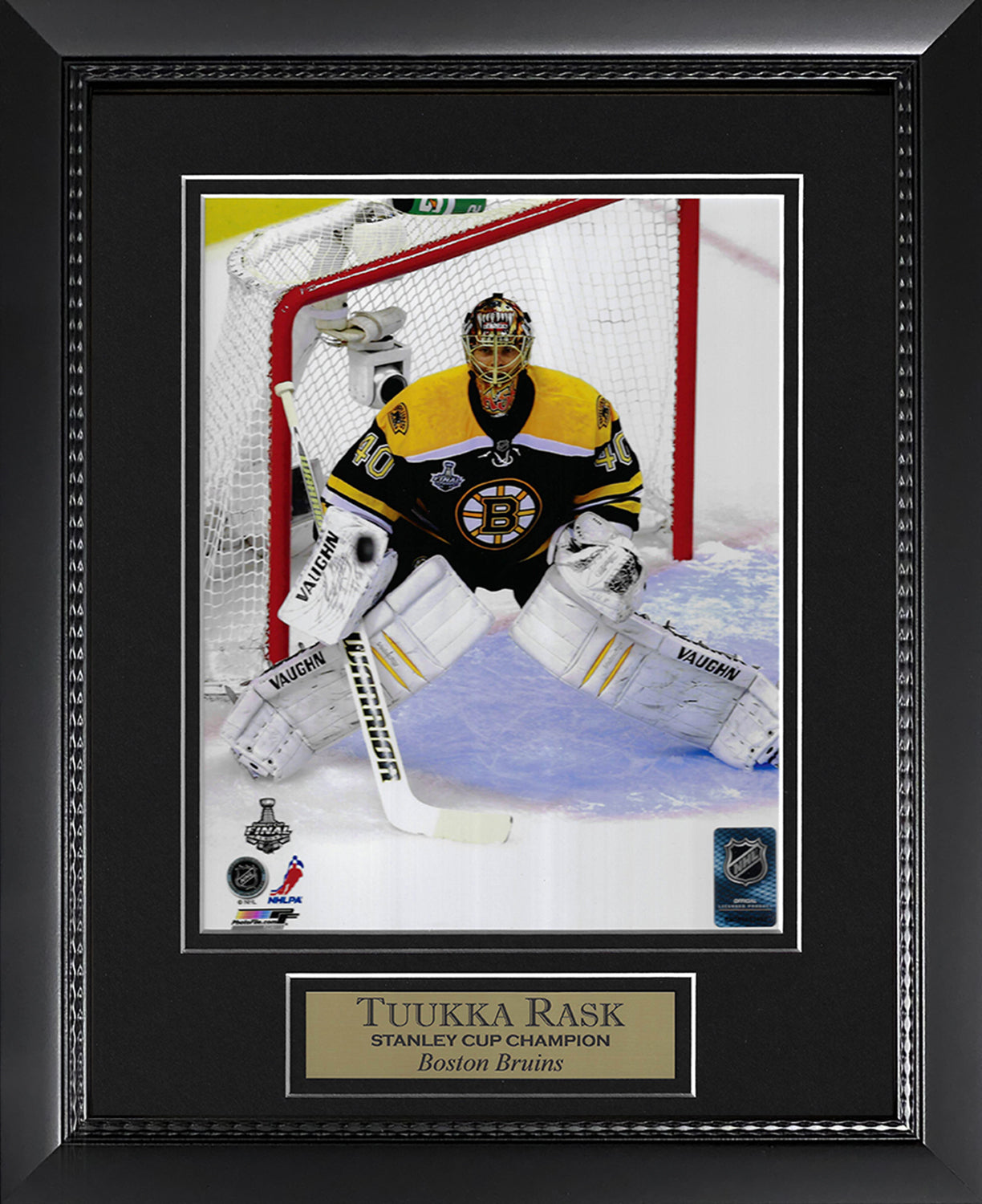 Tuukka Rask Photo Ready In Net 11x14