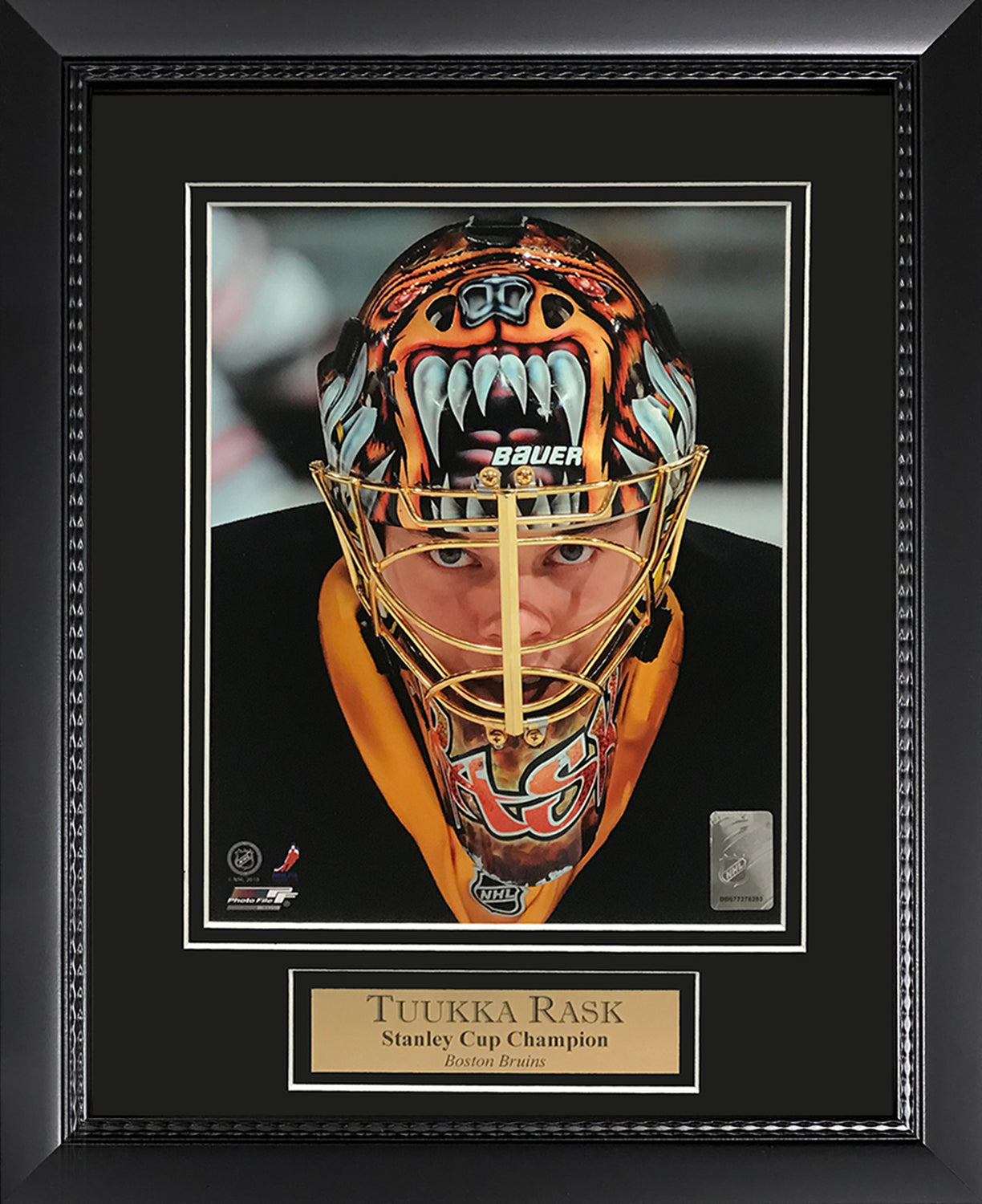 Tuukka Rask Photo Mask Close Up 11x14