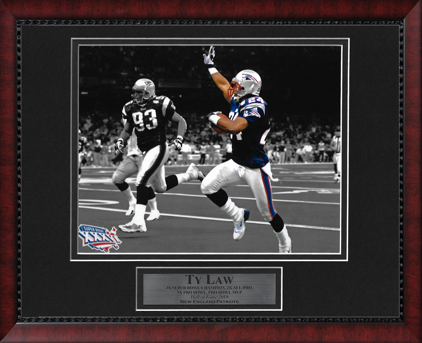 Ty Law Photo Super Bowl XXXVI TD Spotlight 11x14