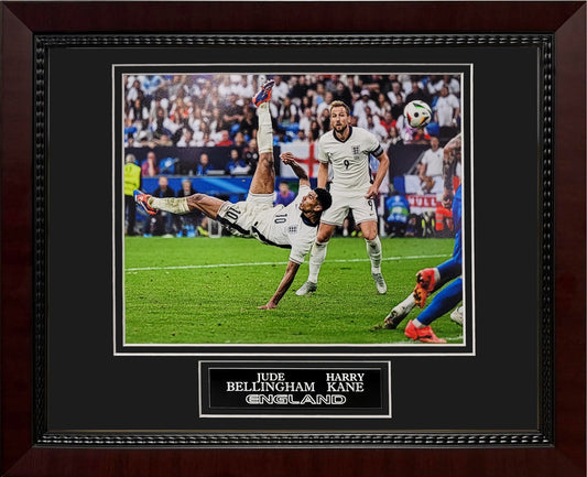 Jude Bellingham, Harry Kane Photograph - England National Team - Framed 13x16