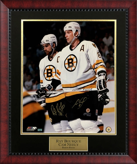 Ray Bourque and Cam Neely Double Autograph Photo 23x27 New England Picture Authentication