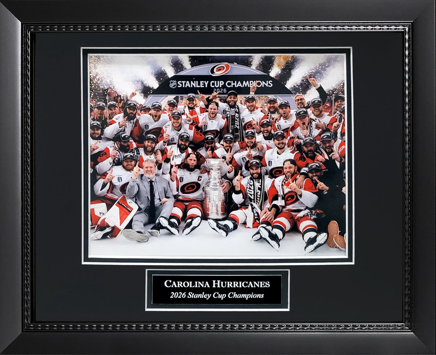 Carolina Hurricanes Photograph - 2026 Stanley Cup Champions - Framed 13x16