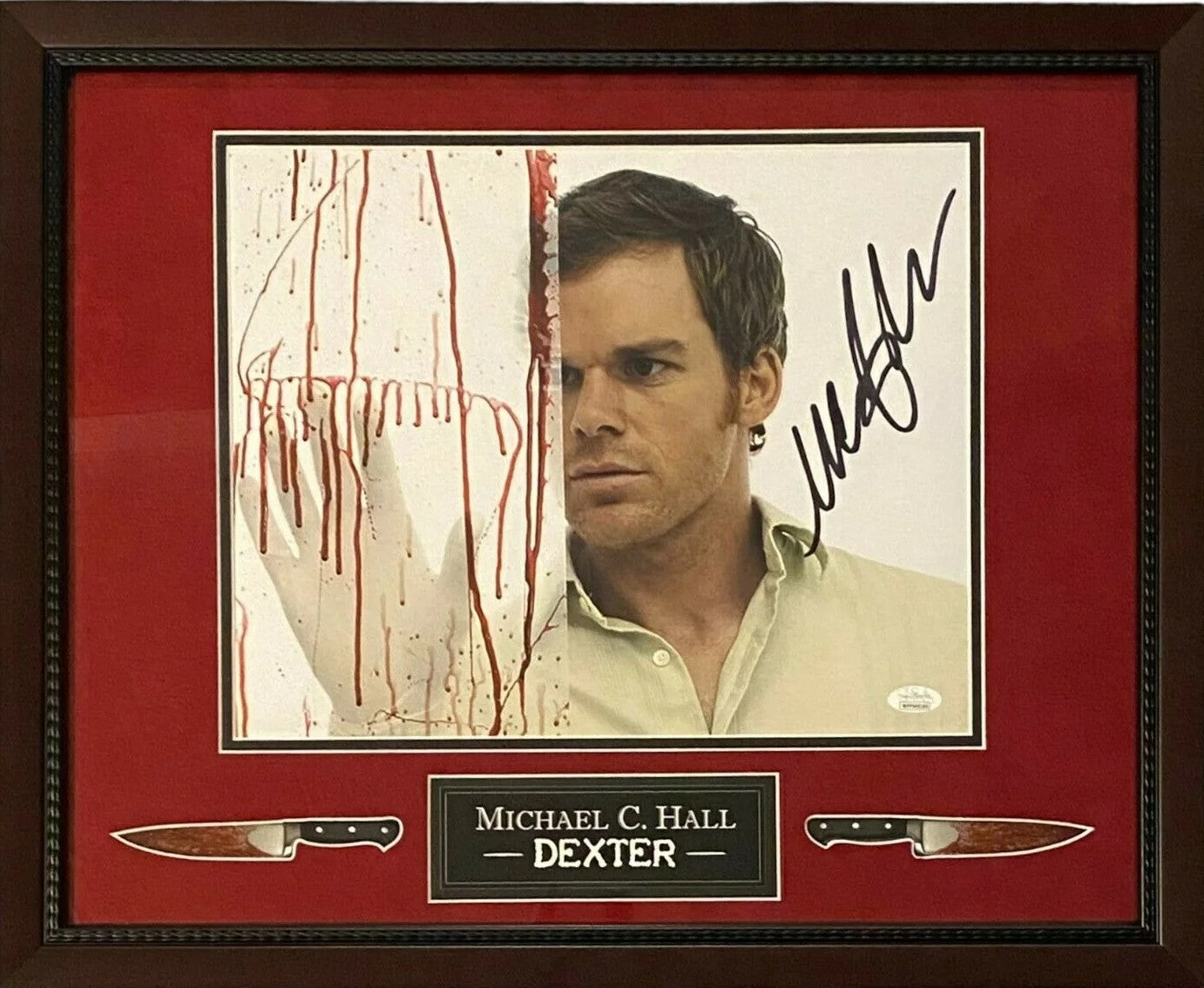 Michael C. Hall Autograph Photo Dexter 23x27