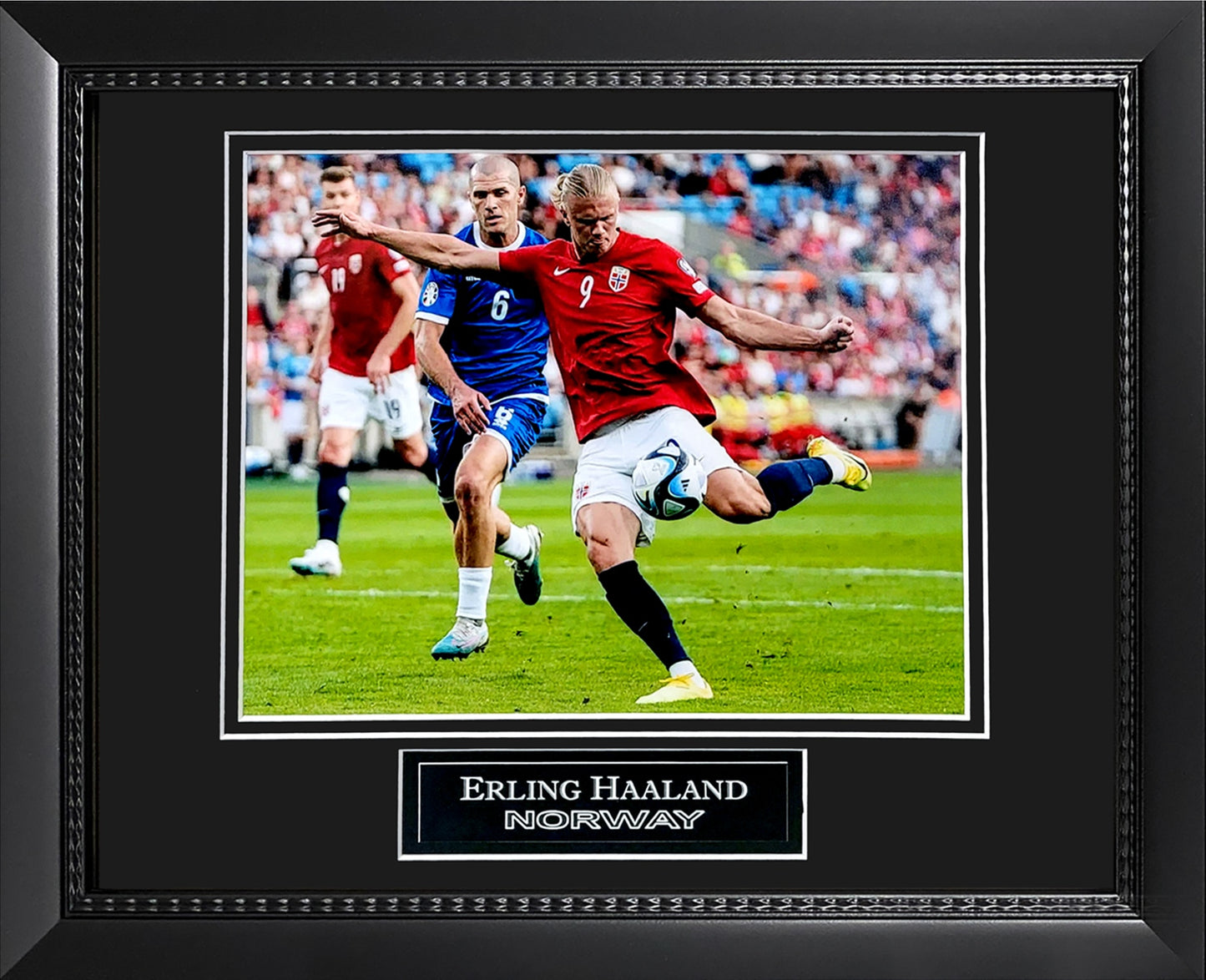 Erling Haaland Photograph - Norway National Team - Framed 13x16