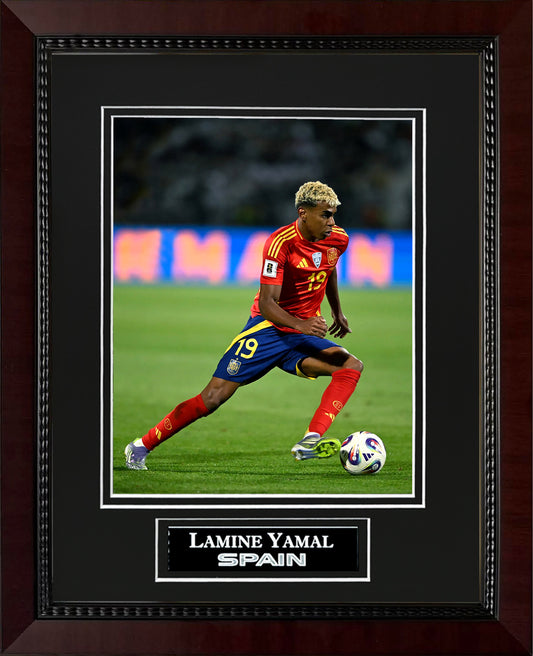 Lamine Yamal Photograph - Spain National Team - Framed 13x16