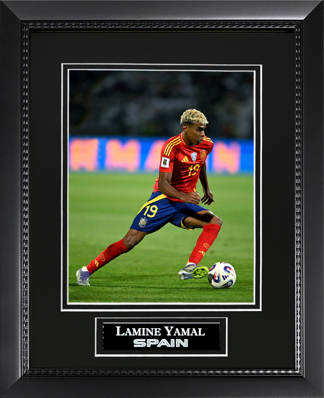 Lamine Yamal Photograph - Spain National Team - Framed 13x16