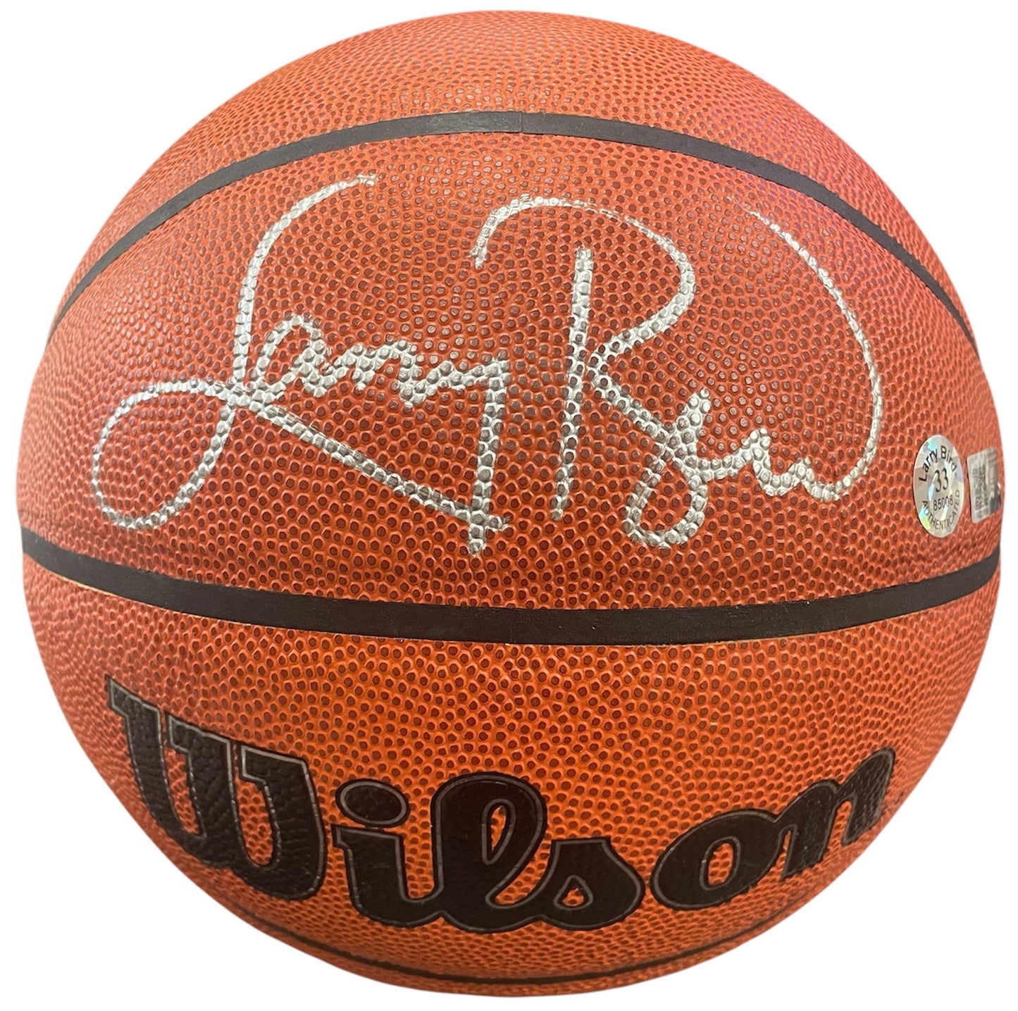 Larry Bird Autograph Basketball - Wilson Indoor/Outdoor - Boston Celtics - New England Picture Authentication