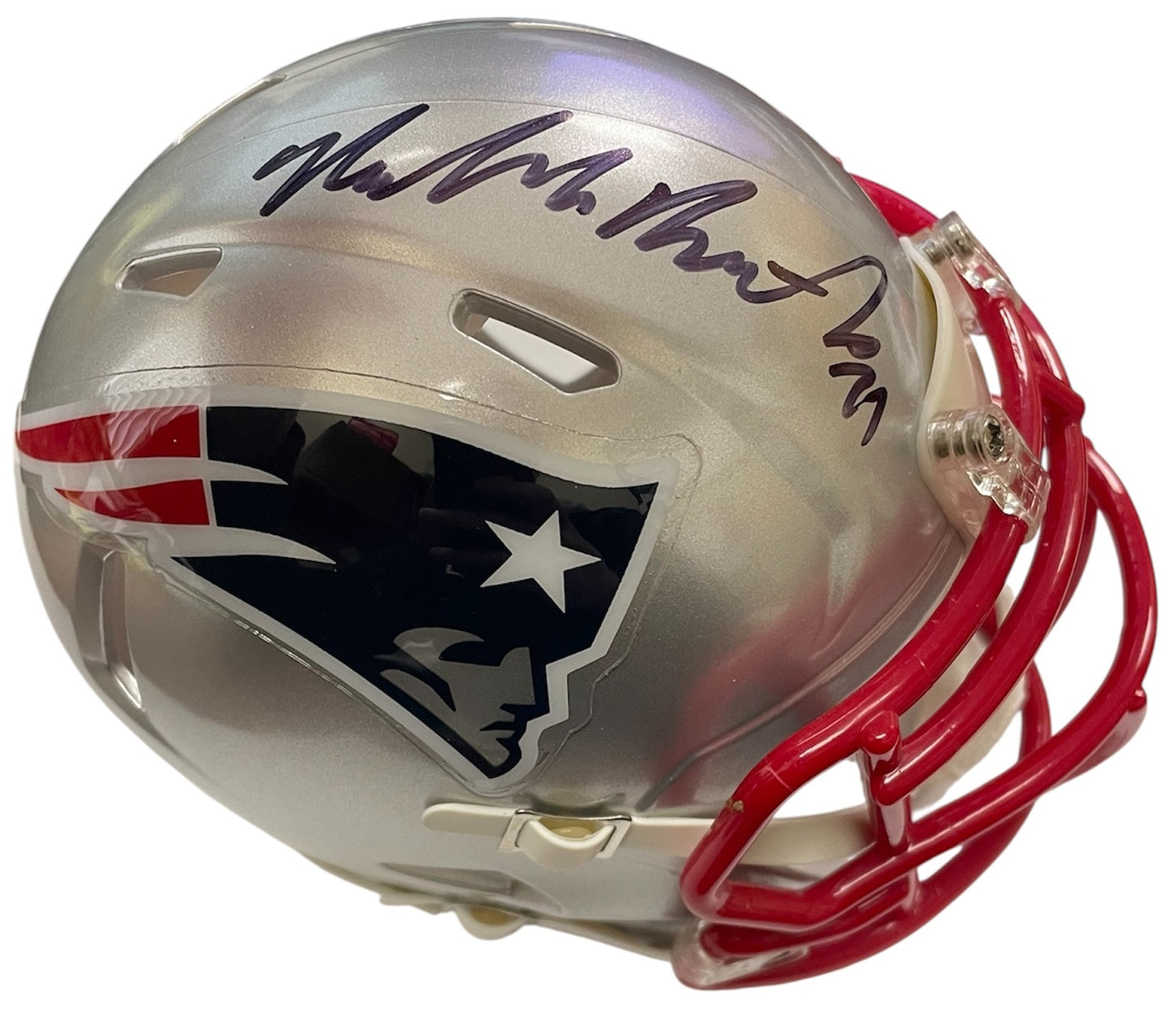 Malcolm Butler Autograph Mini Helmet - Speed - New England Patriots - JSA Authentication
