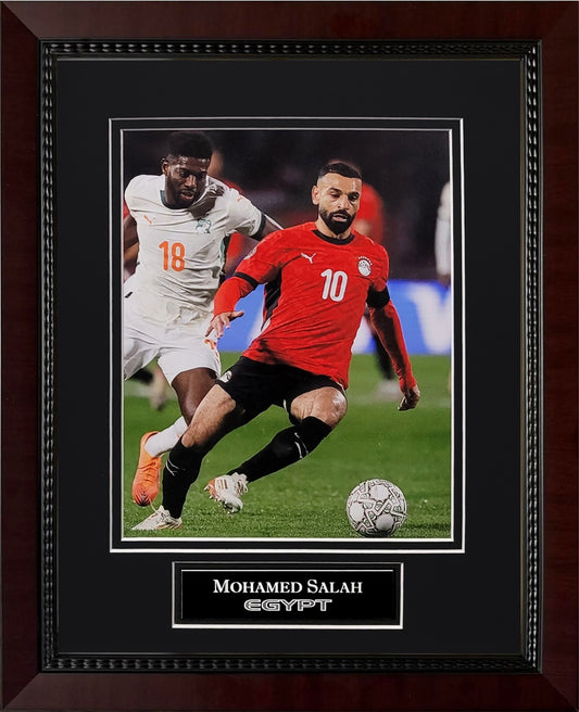 Mohamed Salah Photograph - Egypt National Team - Framed 13x16
