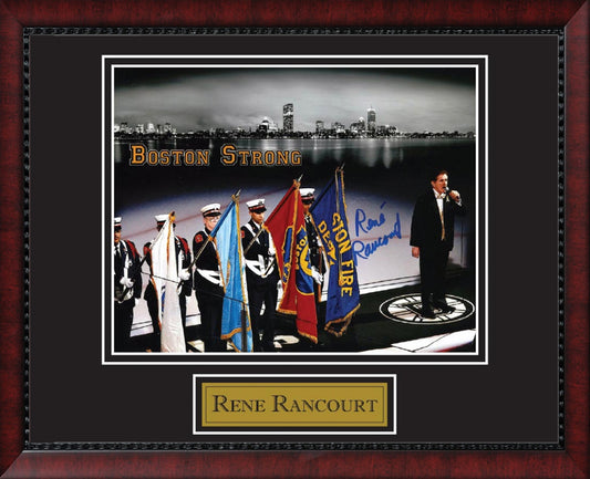 Rene Rancourt Autograph Photo Boston Strong 11x14