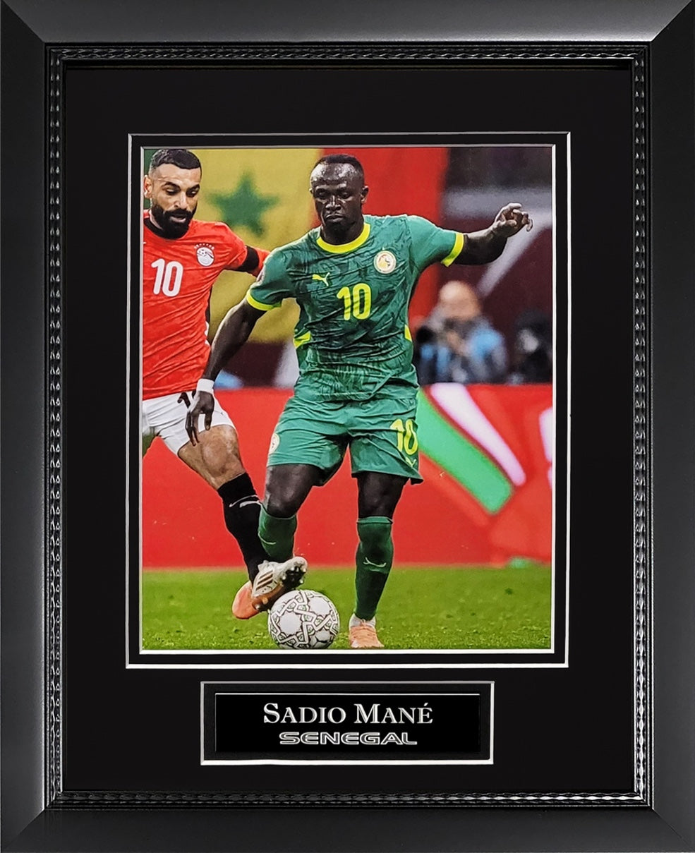 Sadio Mane Photograph - Senegal National Team - Framed 13x16