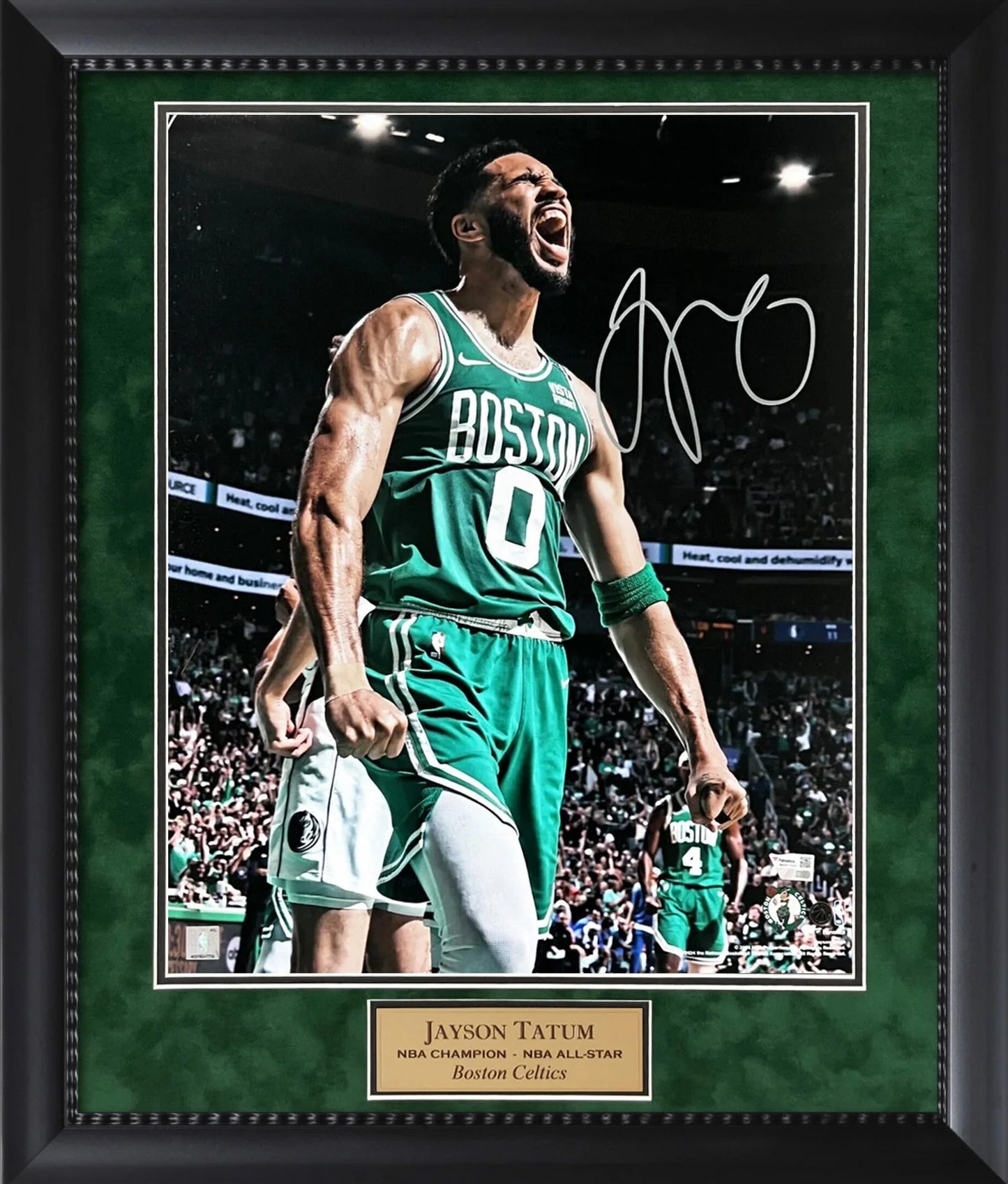 Jayson Tatum Autograph Photo Scream NBA Finals 23x27 Fanatics Authentic