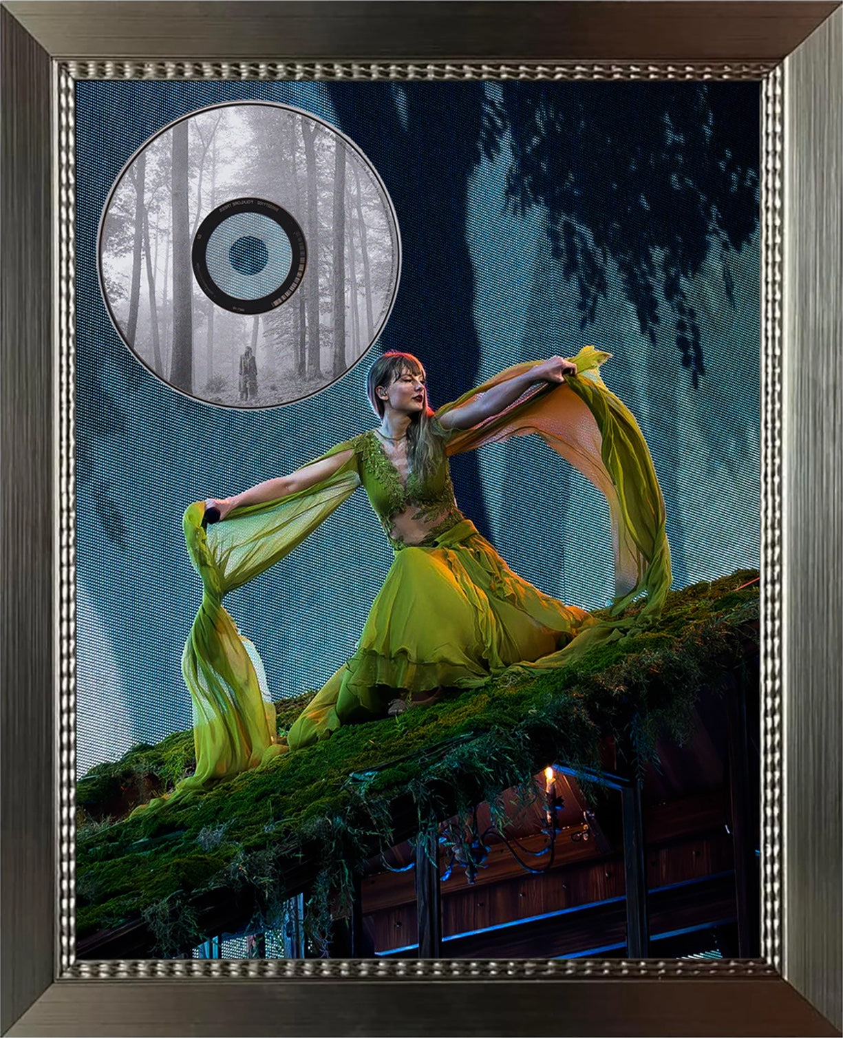 Taylor Swift Photograph - Folklore CD - Framed 13x16