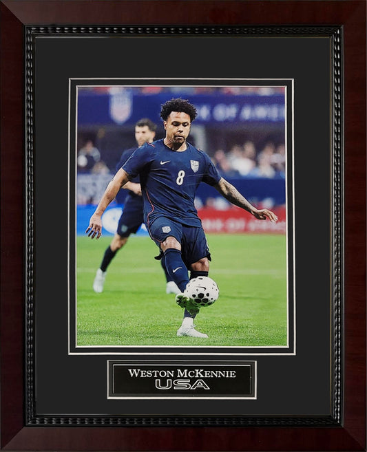 Weston McKennie Photograph - USA National Team - Framed 13x16
