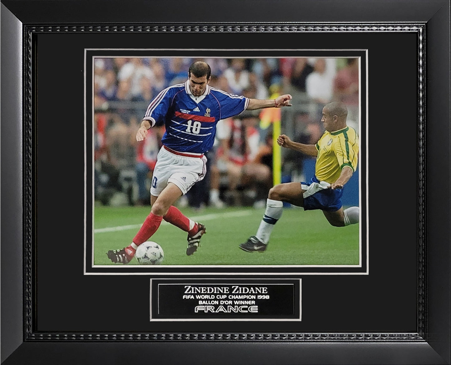 Zinedine Zidane Photograph - France National Team - Framed 13x16