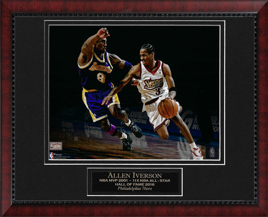 Allen Iverson Photo Dribble Vs Bryant 11x14