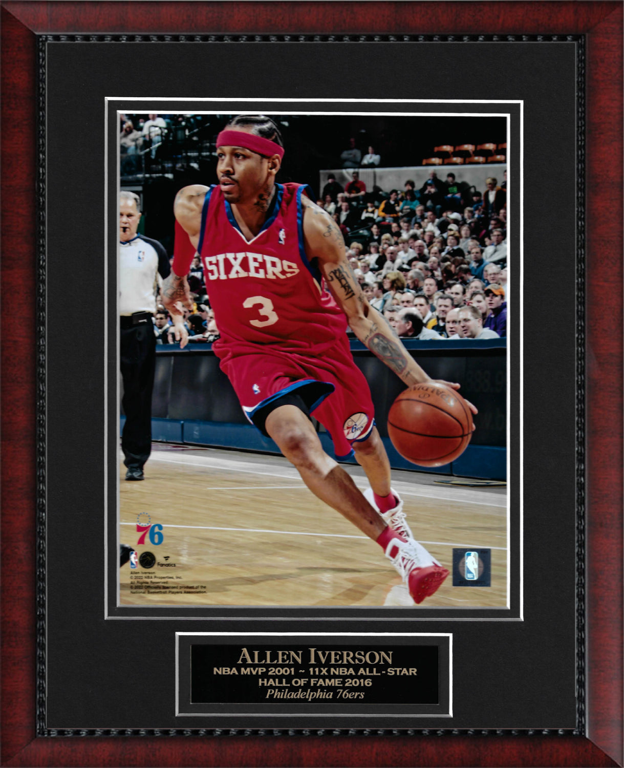 Allen Iverson Photo Dribble 11x14