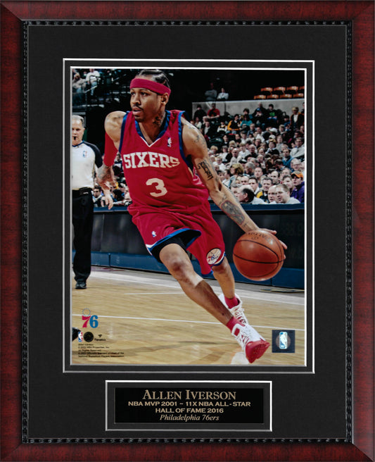 Allen Iverson Photo Dribble 11x14
