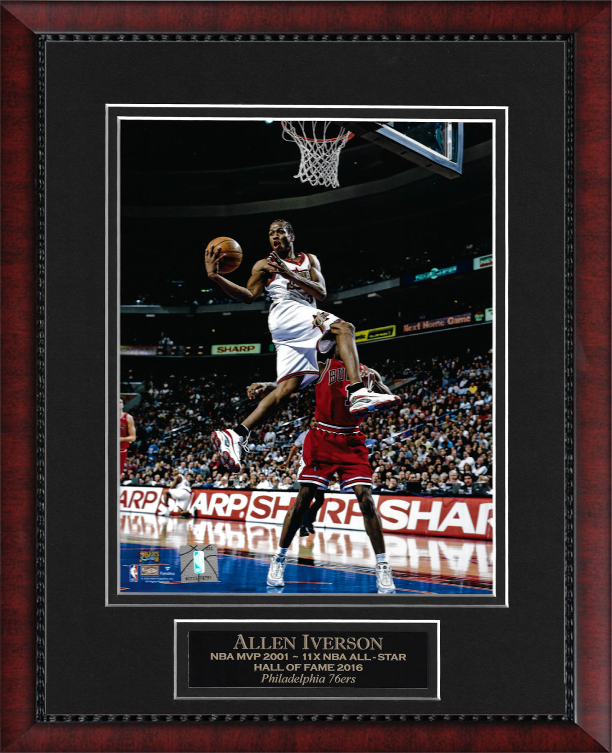 Allen Iverson Photo In Air 11x14