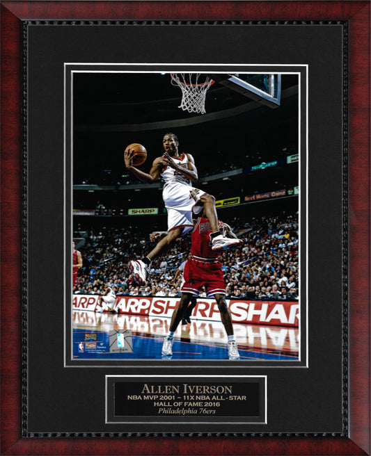 Allen Iverson Photo In Air 11x14
