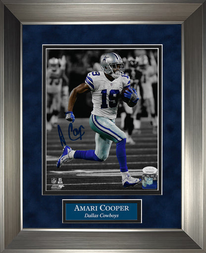 Amari Cooper Autograph Photo Run Spotlight 11x14
