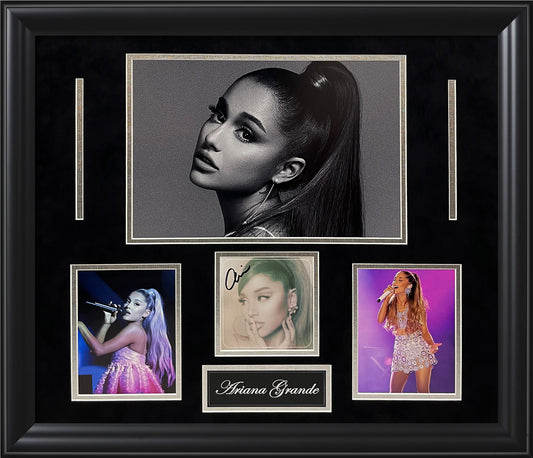 Ariana Grande Autograph Collage 23x27 JSA Authentication