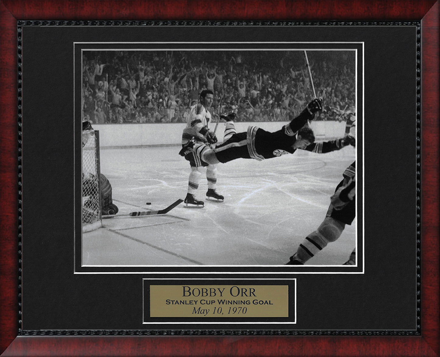 Bobby Orr Photo Flying Goal 11x14