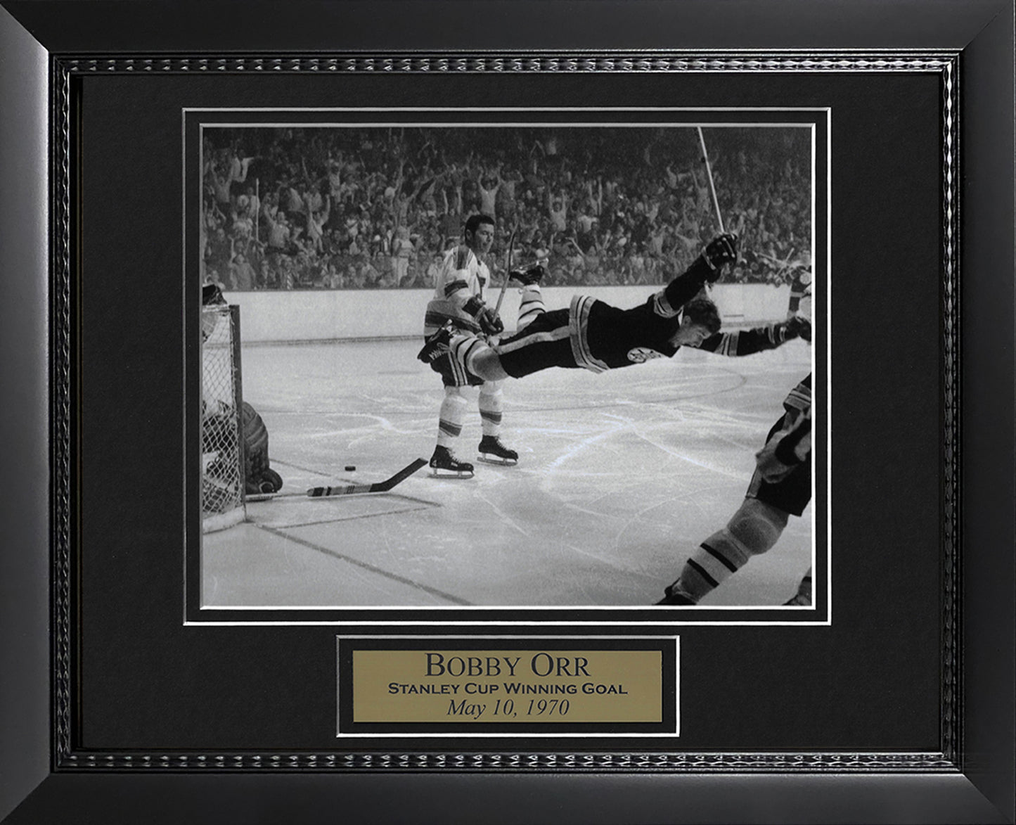 Bobby Orr Photo Flying Goal 11x14