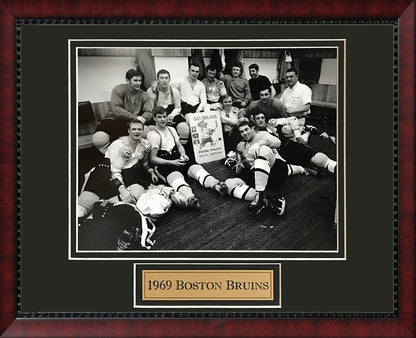 1969 Boston Bruins Photo Locker Room 11x14