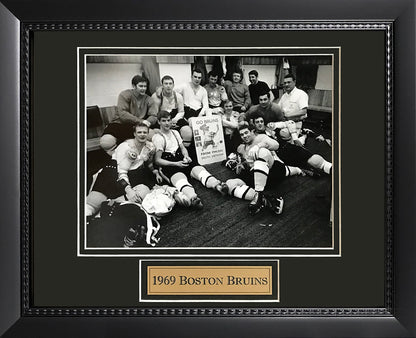 1969 Boston Bruins Photo Locker Room 11x14