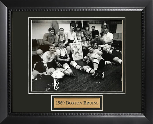 1969 Boston Bruins Photo Locker Room 11x14