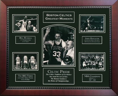 Boston Celtics Greatest Moments Photo Collage 16x20