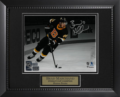 Brad Marchand Autograph Photo Spotlight 11x14
