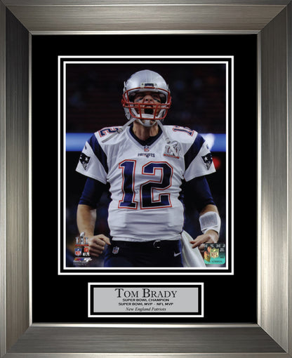 Tom Brady Photo Super Bowl LI Scream 11x14