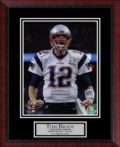 Tom Brady Photo Super Bowl LI Scream 11x14