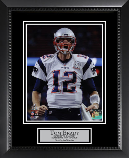 Tom Brady Photo Super Bowl LI Scream 11x14