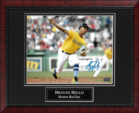 Brayan Bello Autograph Photo City Connect Pitch 11x14