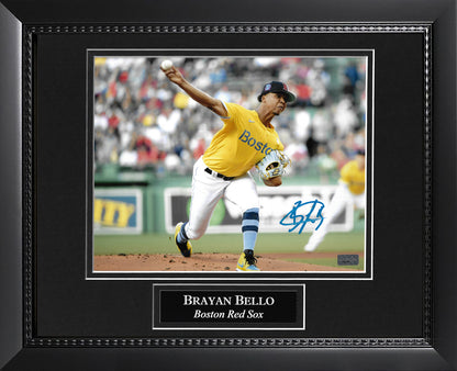 Brayan Bello Autograph Photo City Connect Pitch 11x14