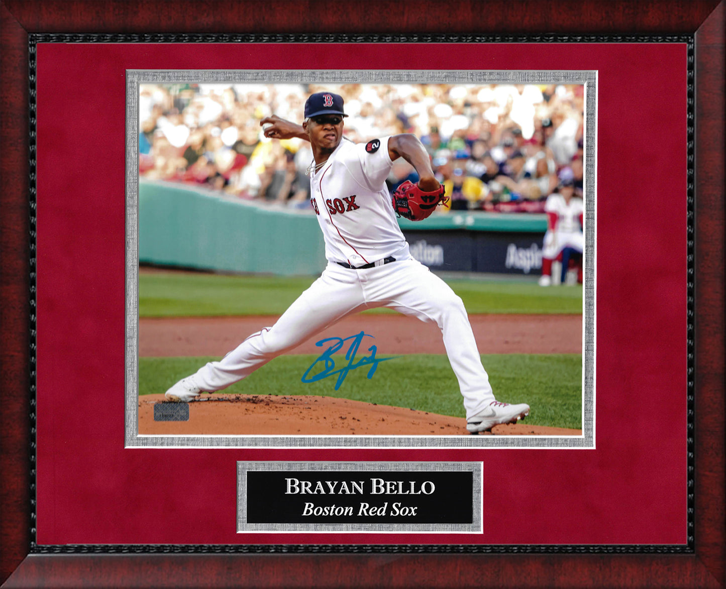 Brayan Bello Autograph Photo Pitch 11x14