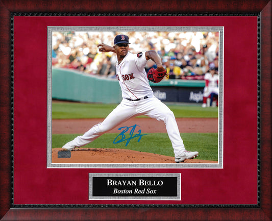 Brayan Bello Autograph Photo Pitch 11x14